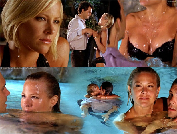 Brittany Daniel in steamy pool scenes; Celebrity 