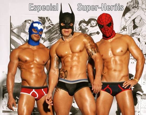 super hot super heroes; Men 