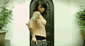 Carrina Suicide; Babe Hot Erotic Emo GIF 