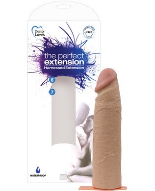 Sex Toy Buys : Perfect Harnessed Penis Extension 9 inch; Toys 