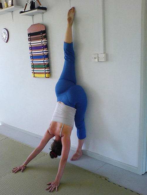 Yoga stretch; Hot 