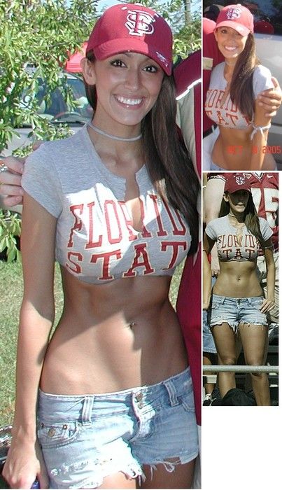 FSU Cowgirl Jenn Sterger; Babe Big Tits Brunette Celebrity Hot Non Nude 