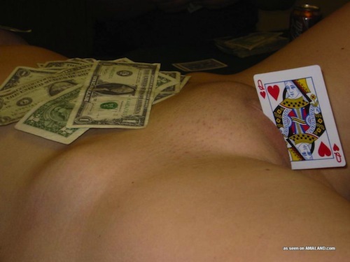 Lesbian strip poker; Amateur Lesbian 