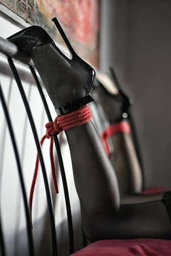 ...; BDSM Heels Hot Stockings 