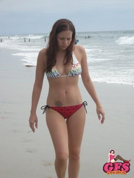 Brunette on the beach; Amateur Big Tits Teen Hot 
