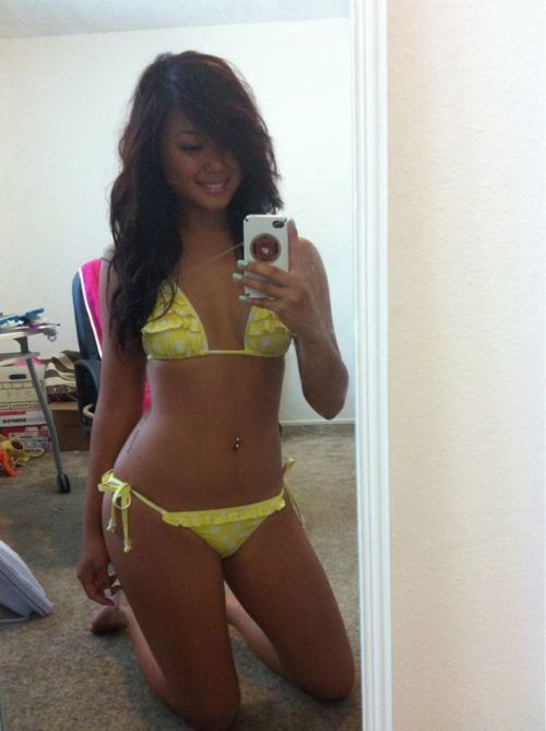 ...; Asian Brunette College Hot Non Nude Petite Selfshot 