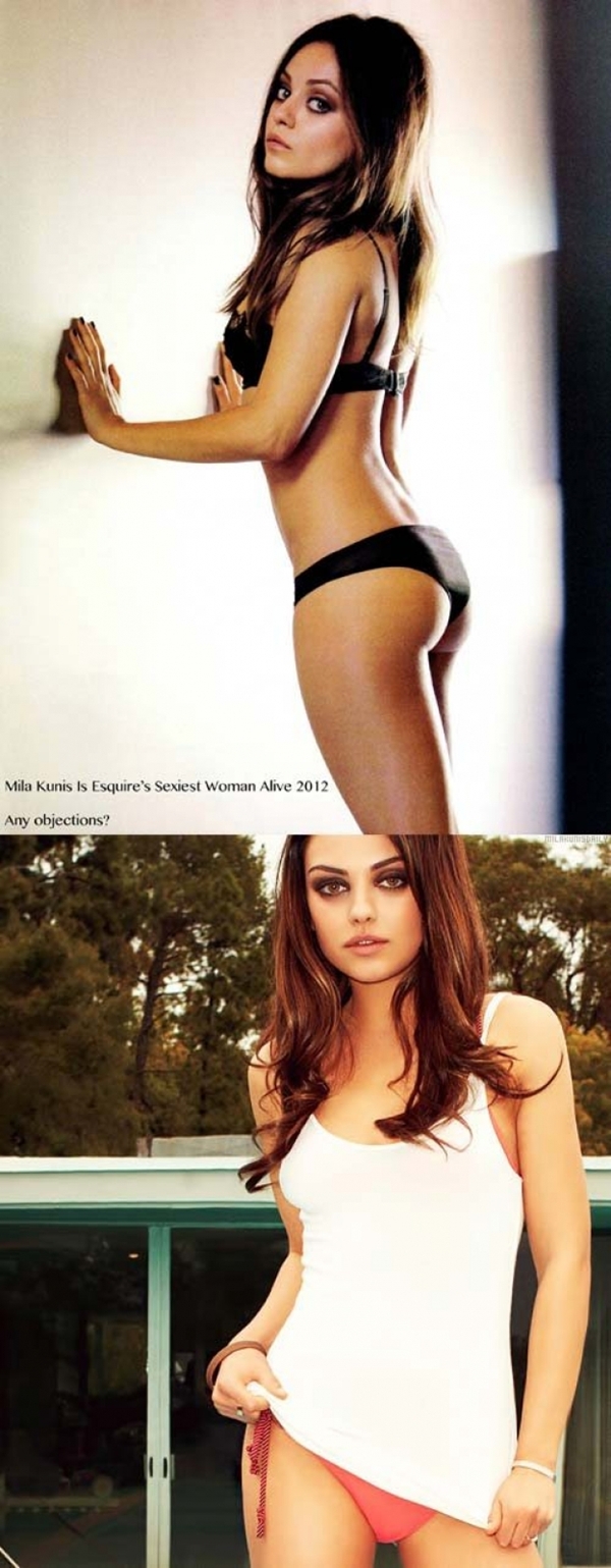 Mila Kunis; Ass Lingerie 