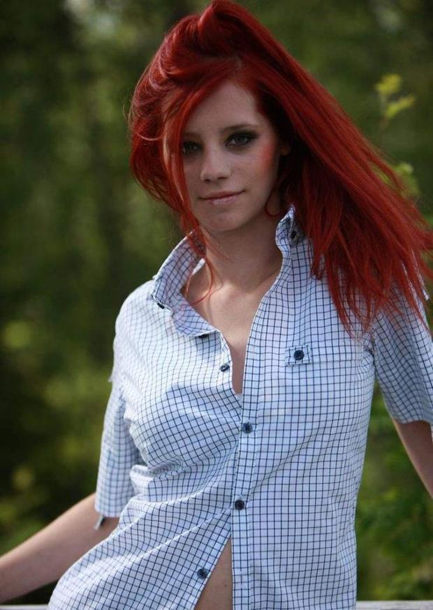 ...; Babe Hot Non Nude Red Head 