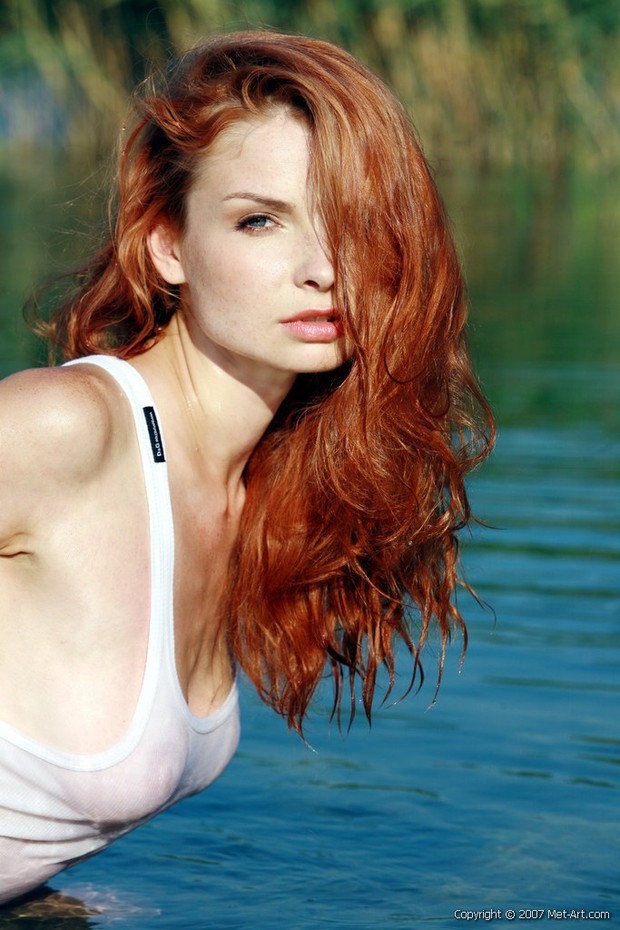 ...; Hot Red Head 