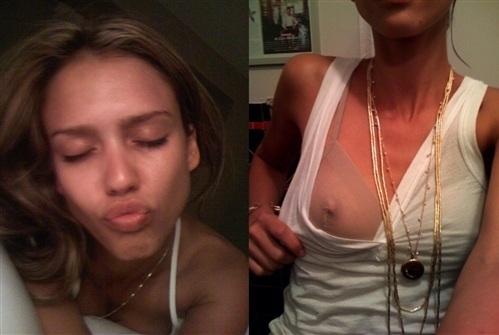 #7 Best Leaked Celeb Photos - Jessica Alba; Babe Big Tits Brunette Celebrity Hot 
